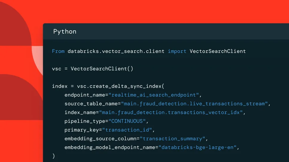 Databricks AI Search now supports new table sources — image from Databricks