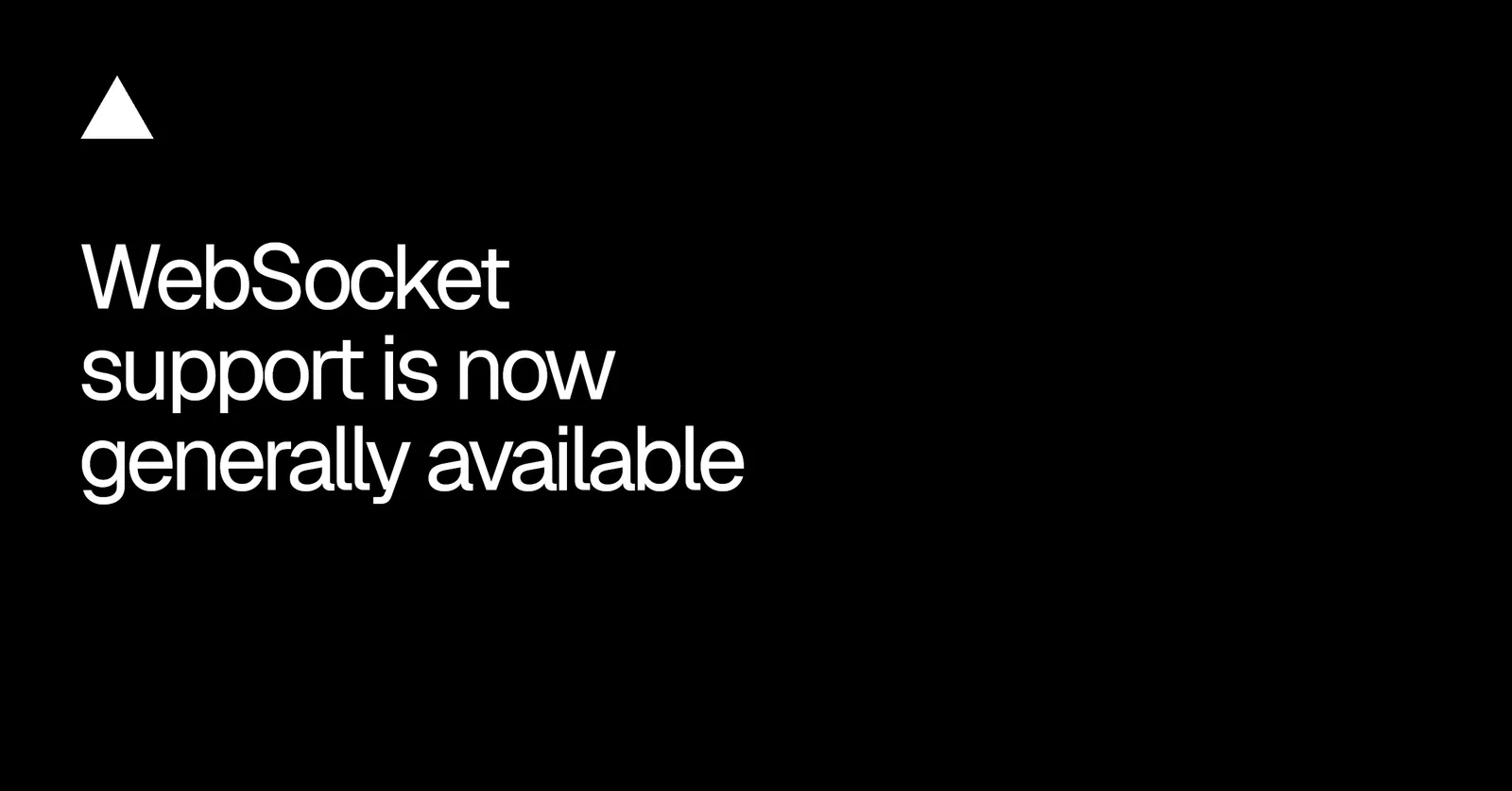 Vercel releases WebSocket support — image from Vercel