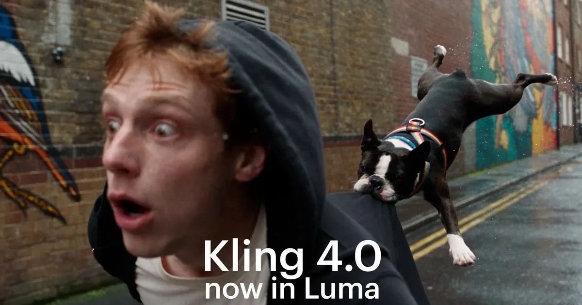 Luma adds Kling 4.0 AI video generator for fast action and camera moves — image from Luma