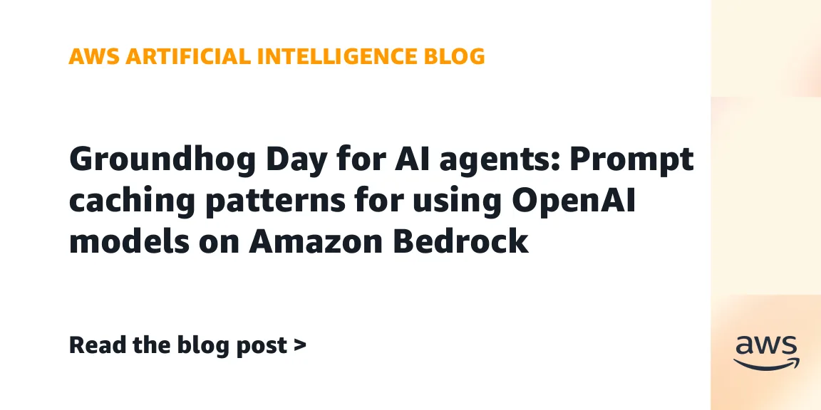 AWS publishes prompt caching patterns for OpenAI models on Amazon Bedrock — image from AWS